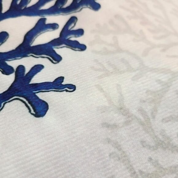 Beach Pillow Covers Soft Cases Set Coastal Cottage Decor Nautical Decoration 18" - Picture 15 of 15